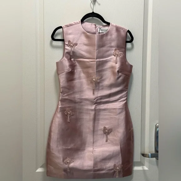 Elliatt Women's Pink Tula Shift Mini Dress Size S NWT formal - Picture 7 of 9